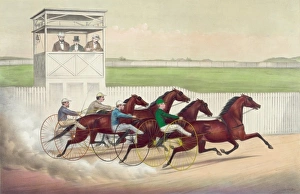 Horses Gallery: A good send off, -go!: Goldsmith Maid, American Girl, Lucy an