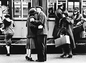 Goodbye Kiss at Station