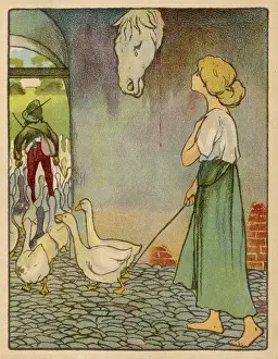 Goose Girl Horse Head