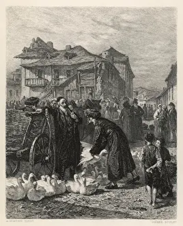 Buyer Prints: GOOSE MARKET IN POLAND