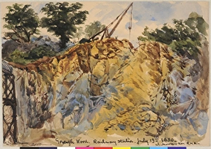 Images Dated 17th January 2011: Goragh Wood, Railway Station