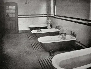 Nottingham Prints: Gordon Boys Home, Nottingham - Bath Night