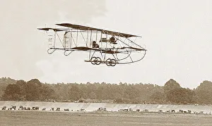 Gordon England in a Bristol Aeroplane at Brooklands