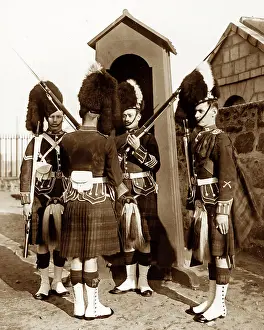 Gordon Highlander Edinburgh Castle Victorian period