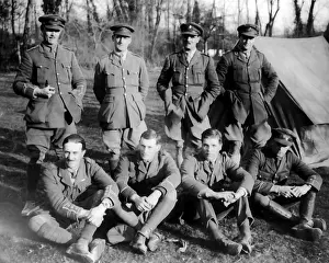 Gordon Highlanders resting, Western Front, WW1