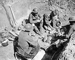 Reserve Prints: Gordon Highlanders in trench, Western Front, WW1