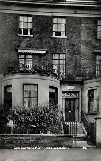 Birthplace Prints: Gordon of Khartoum - Birthplace in Woolwich