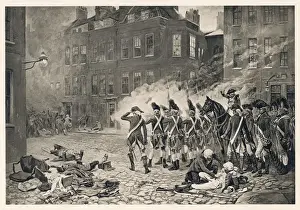 Gordon Rioters in Street