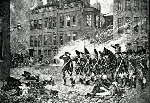 Seymour Prints: The Gordon Riots, street scene