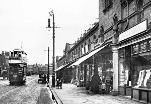 Saltaire Prints: Gordon Terrace, Saltaire, early 1900s