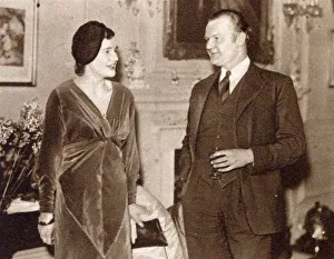 Villiers Collection: Gordon West talks to Miss Helen Villiers, the younger daughter of Lady Kahleen Villers at