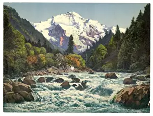 Lutschine Prints: Gorge of the Lutschine River, Bernese Oberland, Switzerland