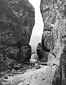 Grindelwald Prints: Gorge of the Lutschine River, Grindelwald, Switzerland