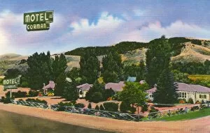 Images Dated 4th July 2017: Gorman Cafe and Motel, Route US 99, California, USA