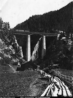 The Gornergratbahn - Findelenbachbrucke