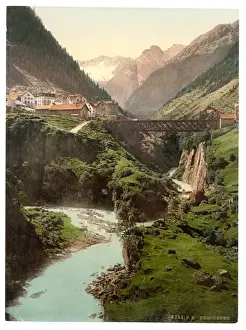 Goschenen and the Damma Glacier, St. Gotthard Railway, Switz