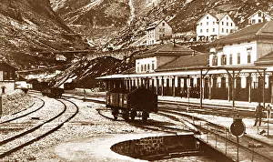 Goschenen Railway Station, Switzerland, Victorian period