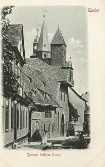 Images Dated 6th April 2011: Goslar - Germany - Holy Cross Church
