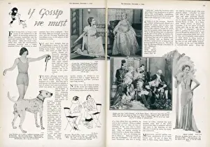 Olga Prints: If Gossip we Must