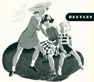 Buyers Prints: Gossipping Children