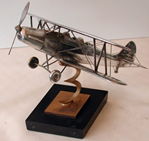 Images Dated 22nd July 2007: Gotha Go 145 biplane trainer on Art Deco marblebase