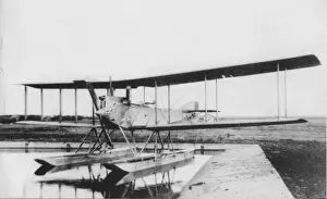 Gotha Prints: Gotha WD-9 (forward view), on water