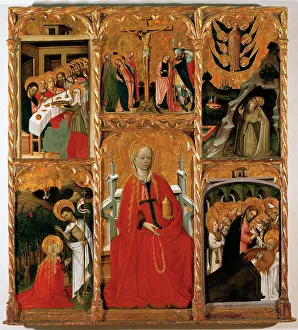 Iberian Collection: Gothic. Altarpiece of Saint Mary Magdalene from Perella. By
