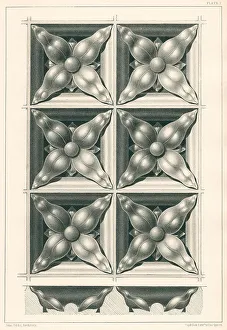 Gothic Architecture Flower Design