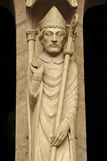 Gothic Art. France. Notre Dame. Paris. Saint Marcel. Portal