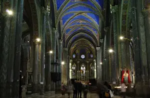 Gothic Art. Italy. Saint Mary above Minerva. Interior. Rome