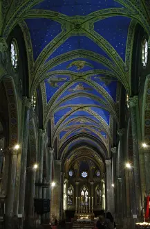 Minerva Prints: Gothic Art. Italy. Saint Mary above Minerva. Interior. Rome