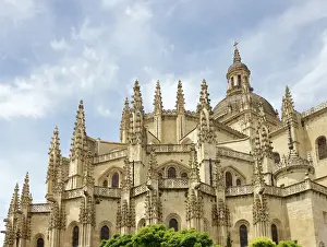Gothic Art. Spain. Segovia. Cathedral. 16th century. Exterio