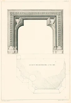 Segmented Prints: Gothic Chimneypiece Design
