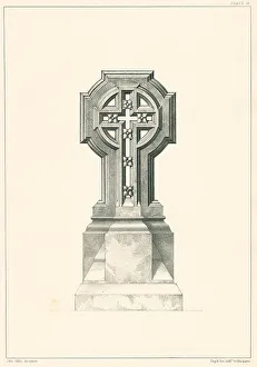 Gravestone Prints: Gothic Gravestone Design