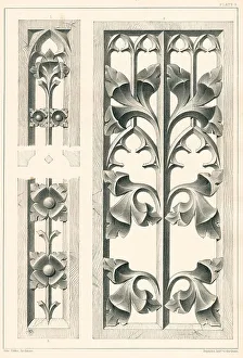Panelling Prints: Gothic Panelling