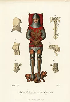 Crests Gallery: Gottfried Count of Arensberg, 14th century armour