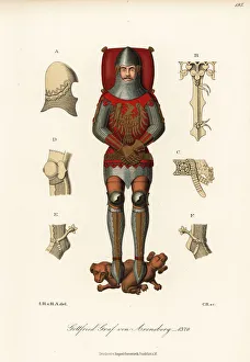 Images Dated 1st June 2019: Gottfried Count of Arensberg, 14th century armour