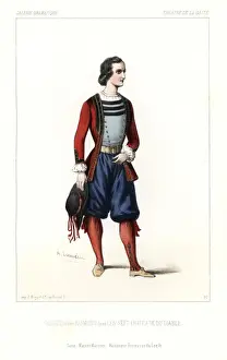 Gouget as Raymond in Les Sept Chateaux du Diable, 1844