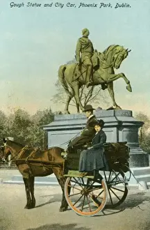 Gough Prints: Gough Statue and Phoenix Park, Dublin, Ireland