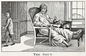 Fetch Prints: A gouty invalid angrily rings for his manservant