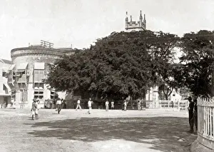 Barbados Prints: Government buildings, Bridgetown, Barbados, circa 1900