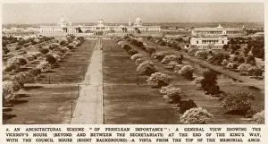 Government buildings in New Delhi, India