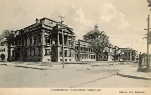 Balustrade Prints: Government buildings, Port of Spain, Trinidad, West Indies