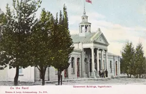 Rand Prints: Government buildings, Vogelfontein, South Africa