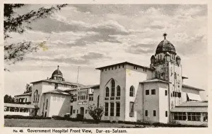 Tanzania Prints: Government Hospital in Dar-es-Salaam, Tanzania
