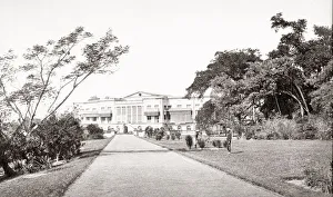 Calcutta Prints: Government House Barrackpore Calcutta, 1860 s