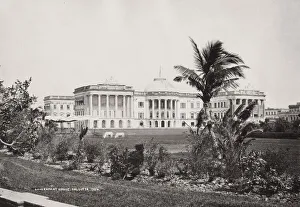 Calcutta Prints: Government House Calcutta, Kolkata, India