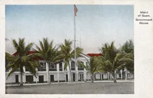 Guam Prints: Government House, Guam