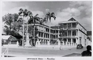 Nov18 Prints: The Government House, Intendance St, Port Louis, Mauritius
