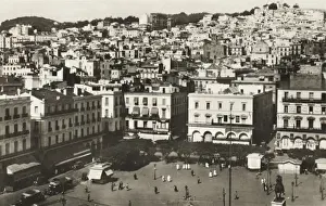 Gouvernement Prints: Government Square and the Casbah, Algiers, Algeria